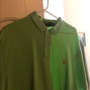 Polo by Ralph Lauren shirt, green, XXL, GUC